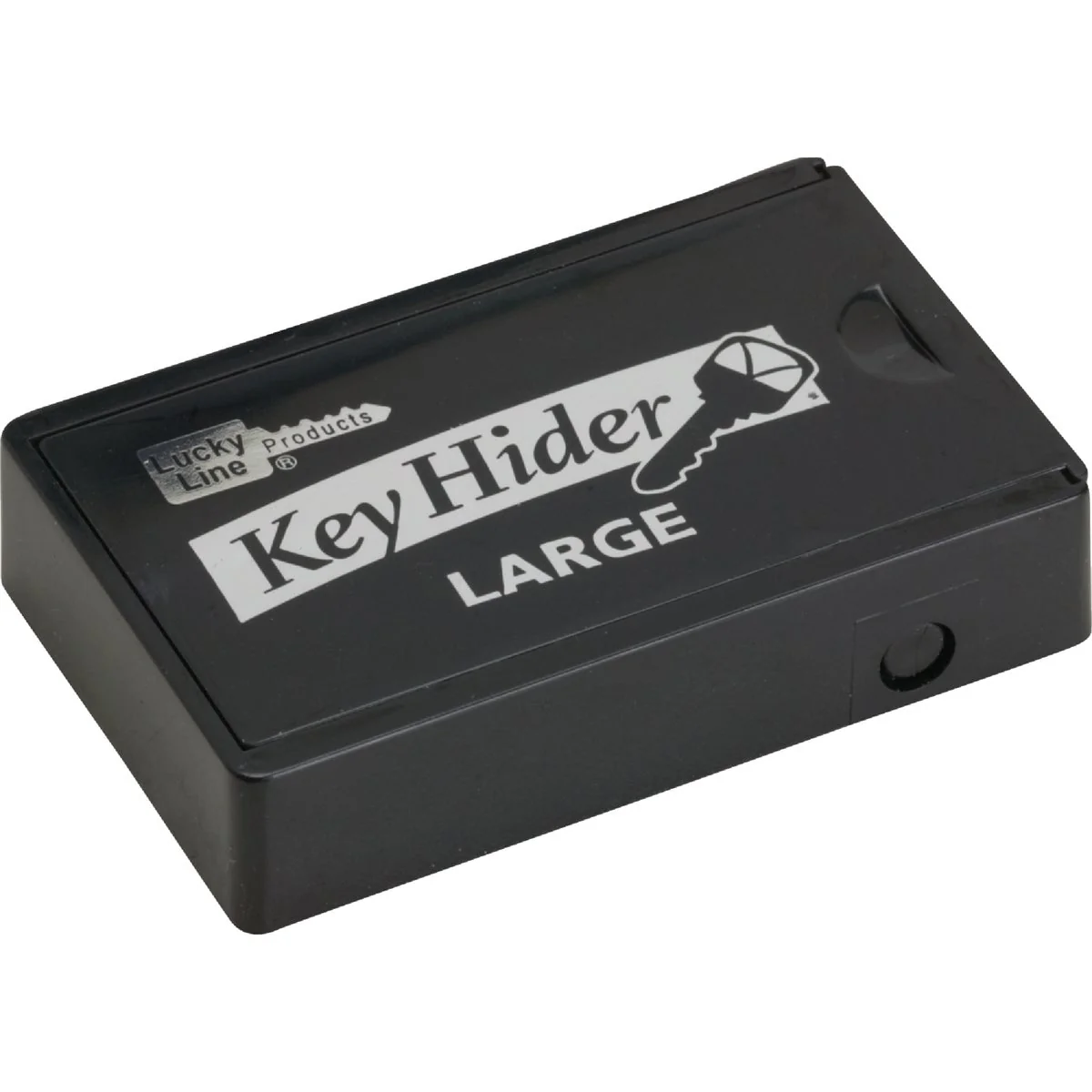 Contemporary Lucky Line Black Plastic 1-7 8 In. Key Hider Refined
