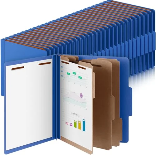 High-End 72 Pcs Classification Folder Letter Size 72 Count Solid