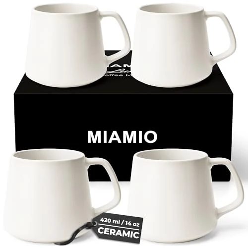 Solid Coffee Mugs Set of 4 Powerful