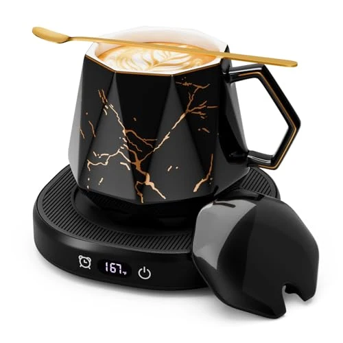 Fine Coffee Mug Warmer Set Electric Heated Beverage Tea Cup Warmer for Desk Exclusive