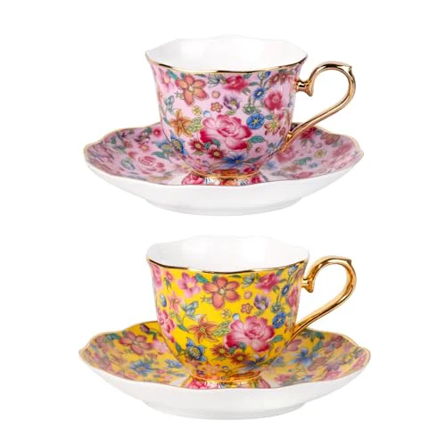 High-Performance Tea Cup and Saucer 2 Count Organic
