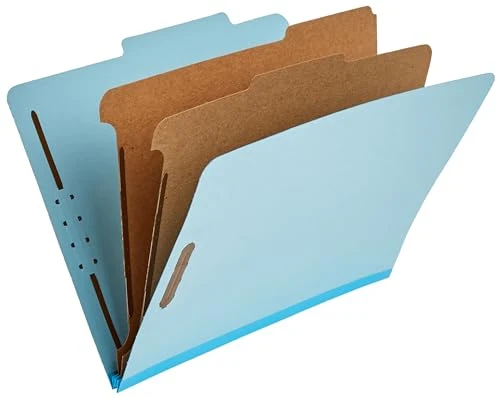 Premium Classification Folder with Prongs 10 Count Traditional