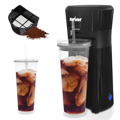 Verified 20Oz Iced Tea Coffee Maker with Reusable Filter Exclusive