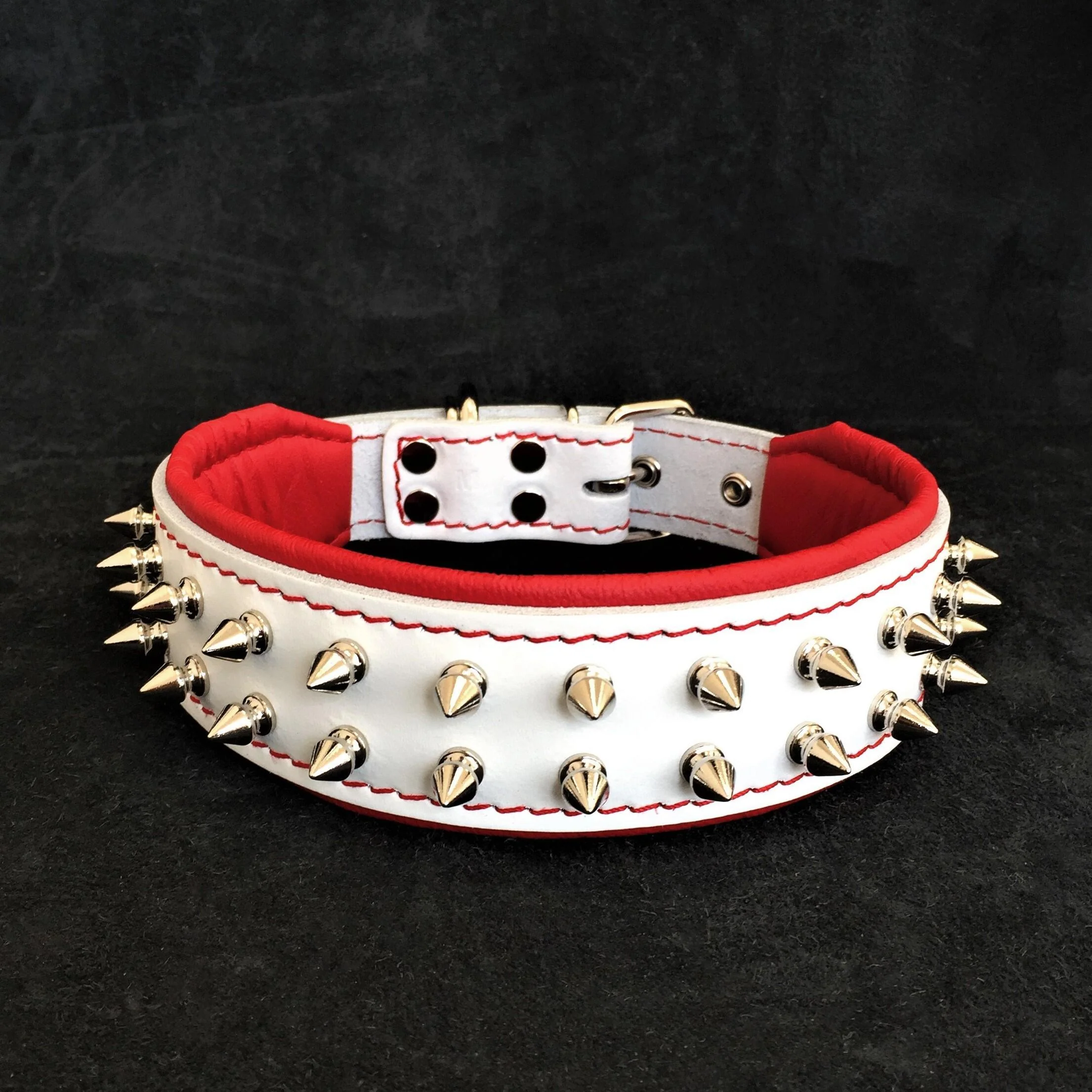 Recyclable White Frenchie dog collar High-End