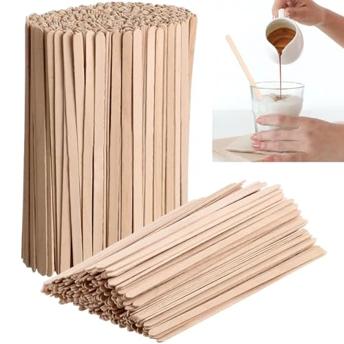 Lightweight 3000 Pack Birch Wood Coffee Stir Sticks Pure