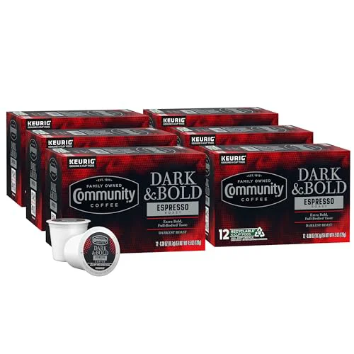 Trendy Dark Bold Espresso Roast Coffee Pods 72 Count Trusted