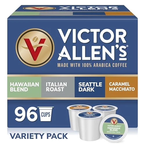 Genuine Flavored Unflavored Coffee Variety Pack for K 96 Count Original