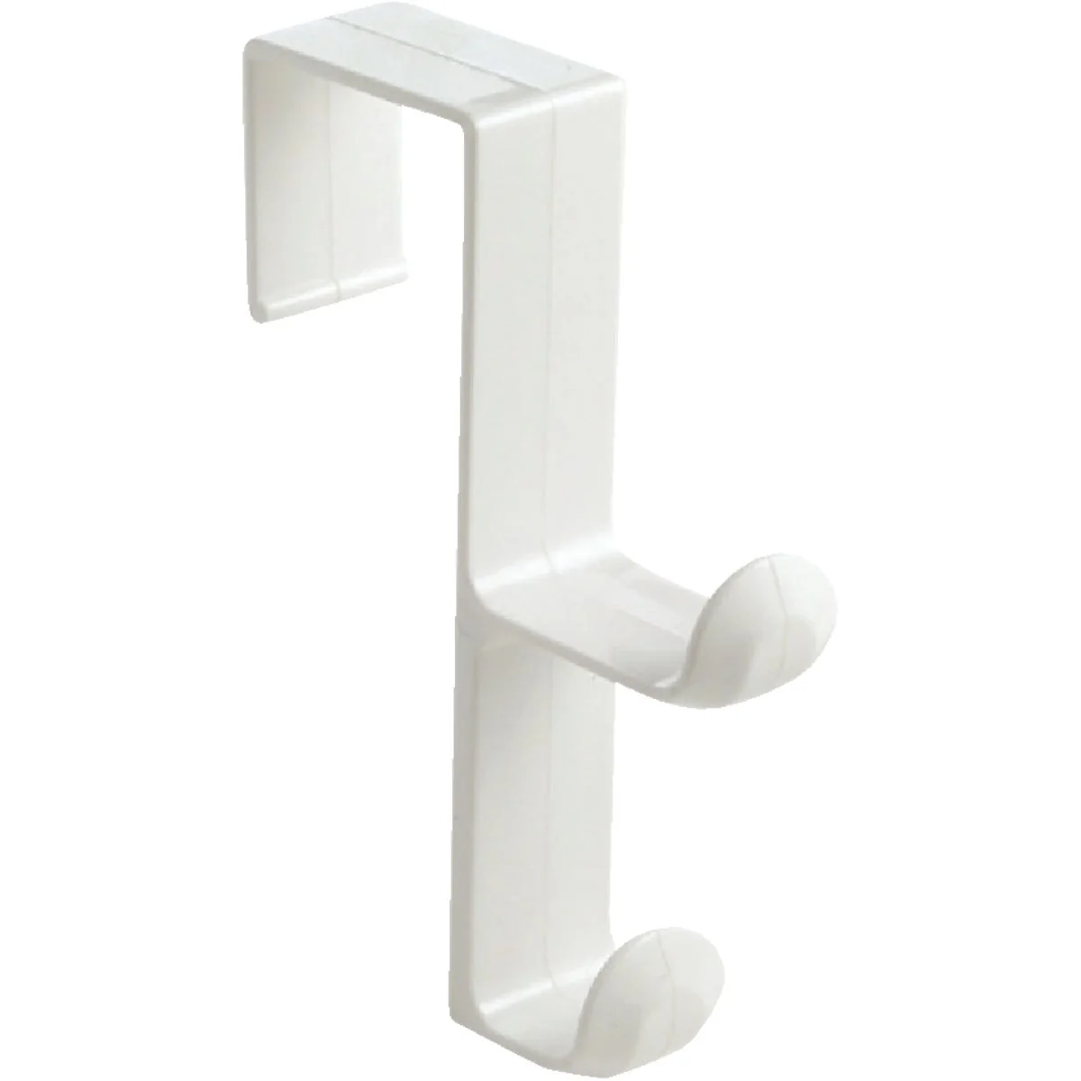 Crafted InterDesign Plastic White 1 In. Over-the-Door Hook Next-Generation