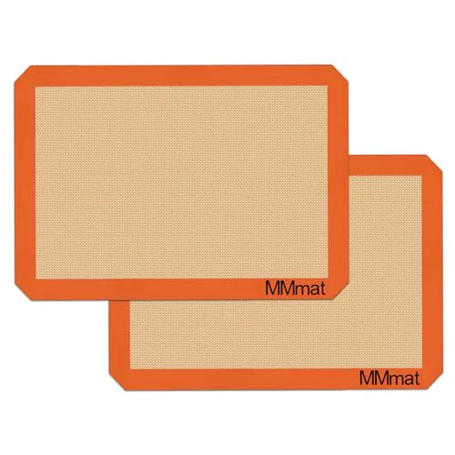 Efficient German Silicone Baking Mat 2 Count Versatile