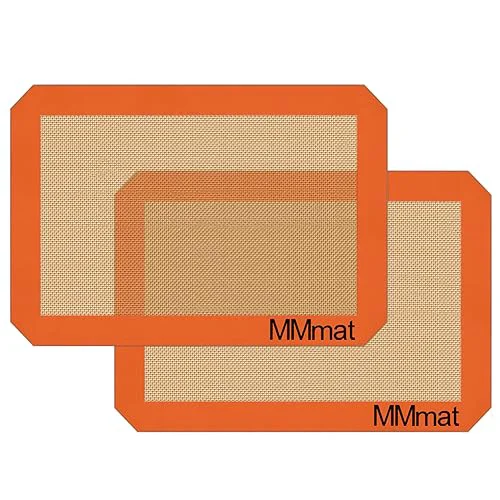 Green German Silicone Baking Mats 2 Count Trendy