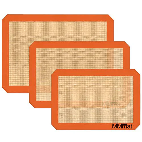 Reliable German Silicone Baking Mat 3 Count Long-Lasting