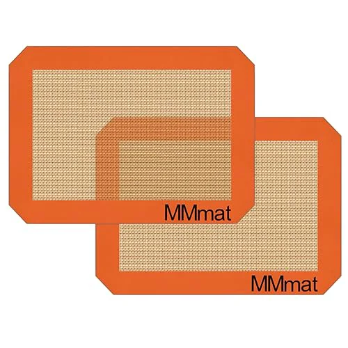Easy-to-Use German Silicone Baking Mat 2 Count Premium Material