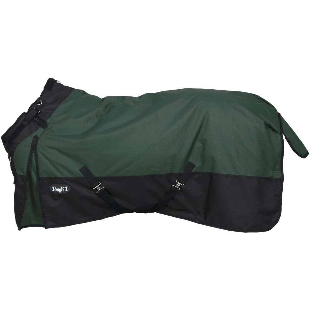 Easy-to-Use Tough-1 1200D Snuggit Turnout Blanket 200g 75in Hunter Green - Waterproof Verified