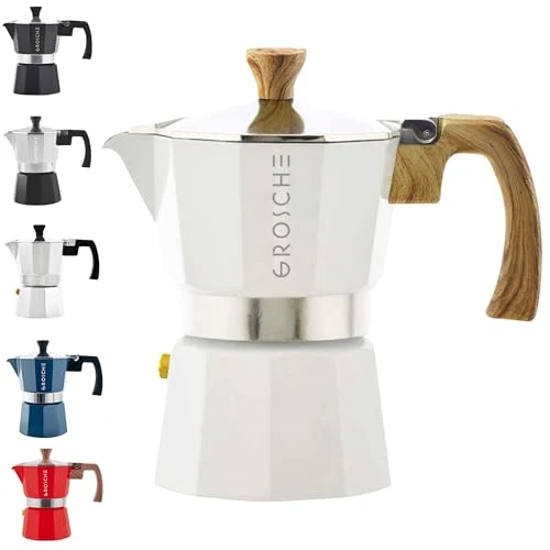 Prestigious Milano Stovetop Espresso Maker Moka Pot 3 espresso Cup Long-Lasting