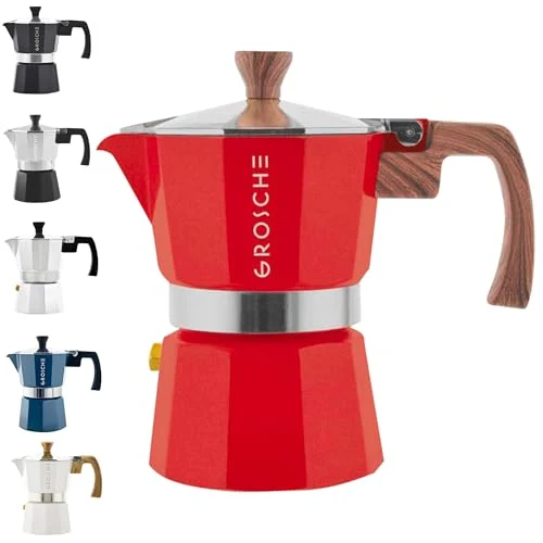 Quality Milano Stovetop Espresso Maker Moka Pot 3 espresso Cup Trendy