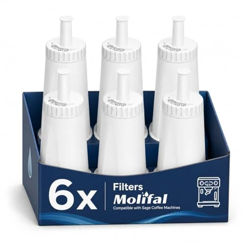 Exclusive 6 Pack Water Filter for Breville Espresso Machine Barista Pro BES878 6 Count Sustainable