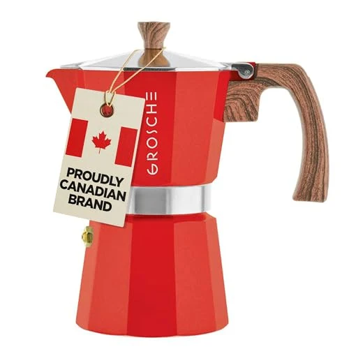 Superior Milano Stovetop Espresso Maker Moka Pot 6 espresso Cup Solid