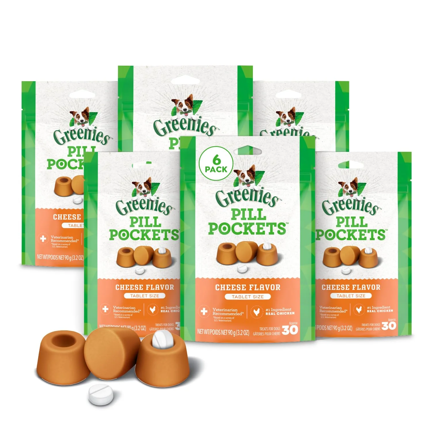 Proven Greenies Pill Pockets for Dogs – Small Size Cheese Flavor 180 Treats High-Grade