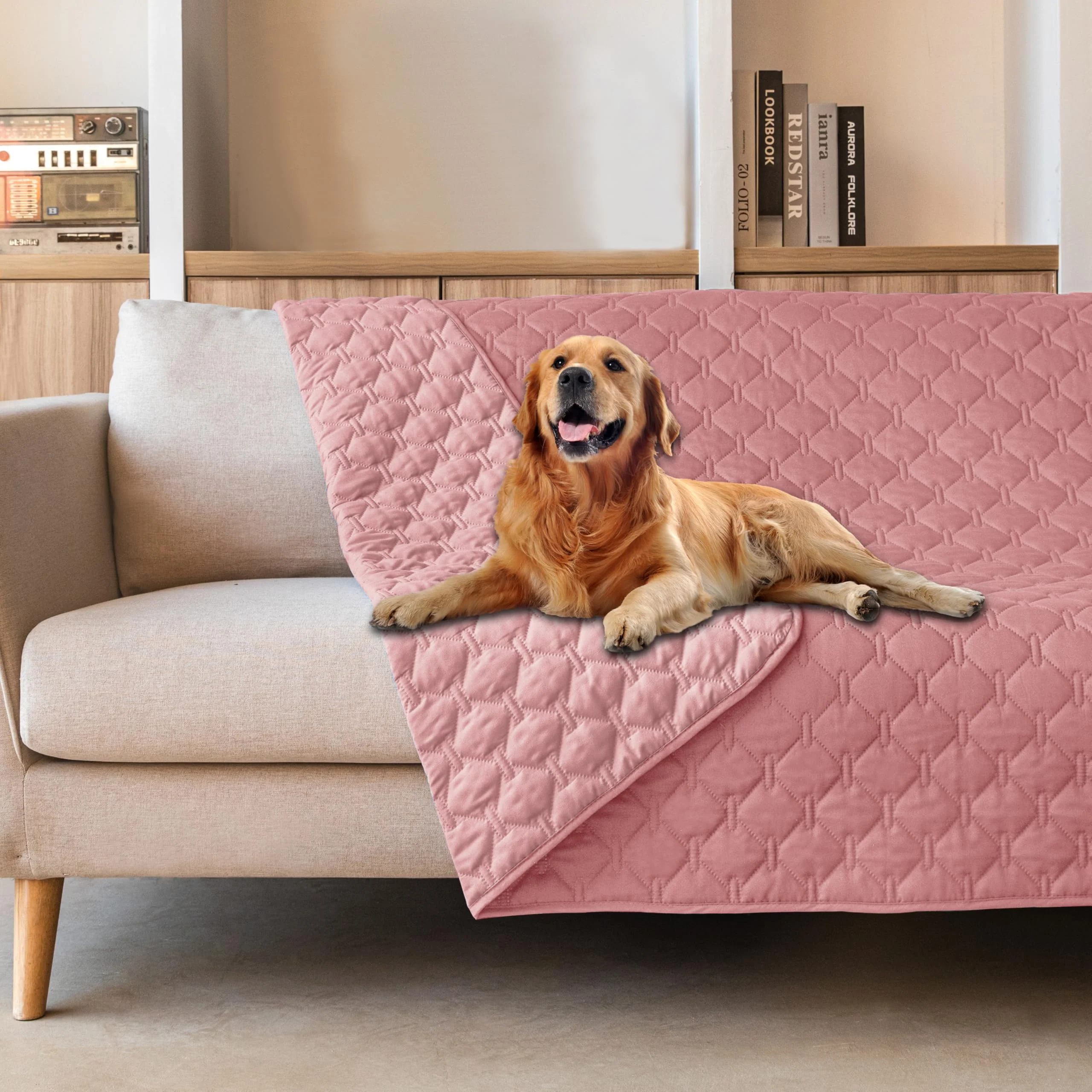 Efficient gogobunny 3X Stronger Waterproof Pet Blanket Scratch-Proof Furniture Protector 82x120 Powerful
