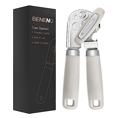 Green Heavy Duty Hand Can Opener Manual with Magnet Lid Remover First-Class