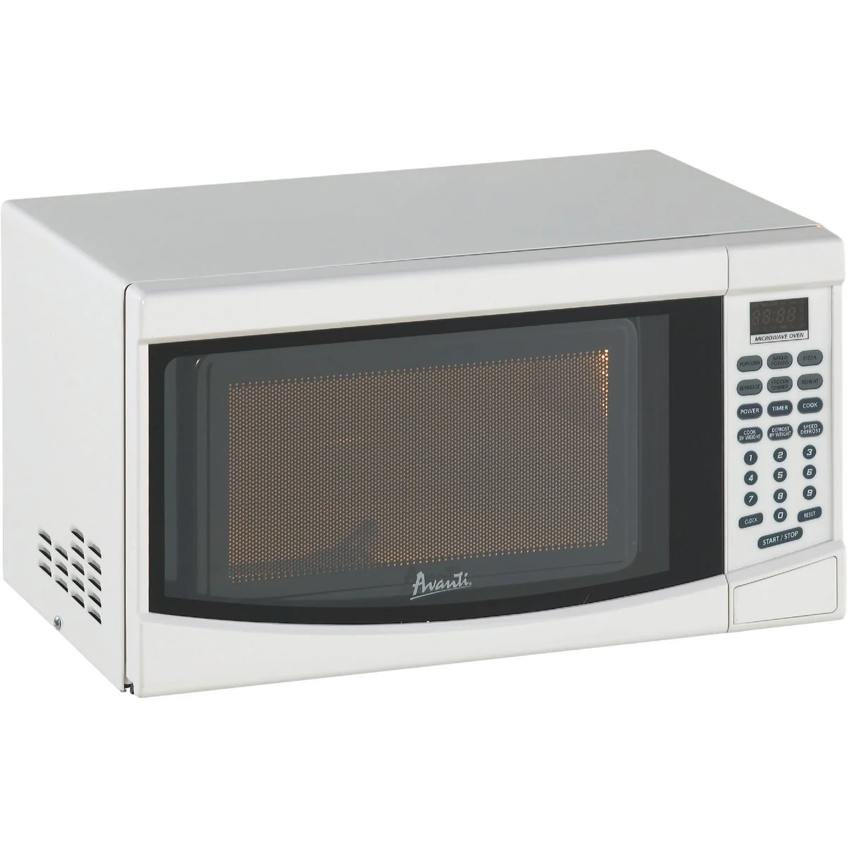 Original Design Avanti 0.7 Cu. Ft. White Countertop Microwave Powerful