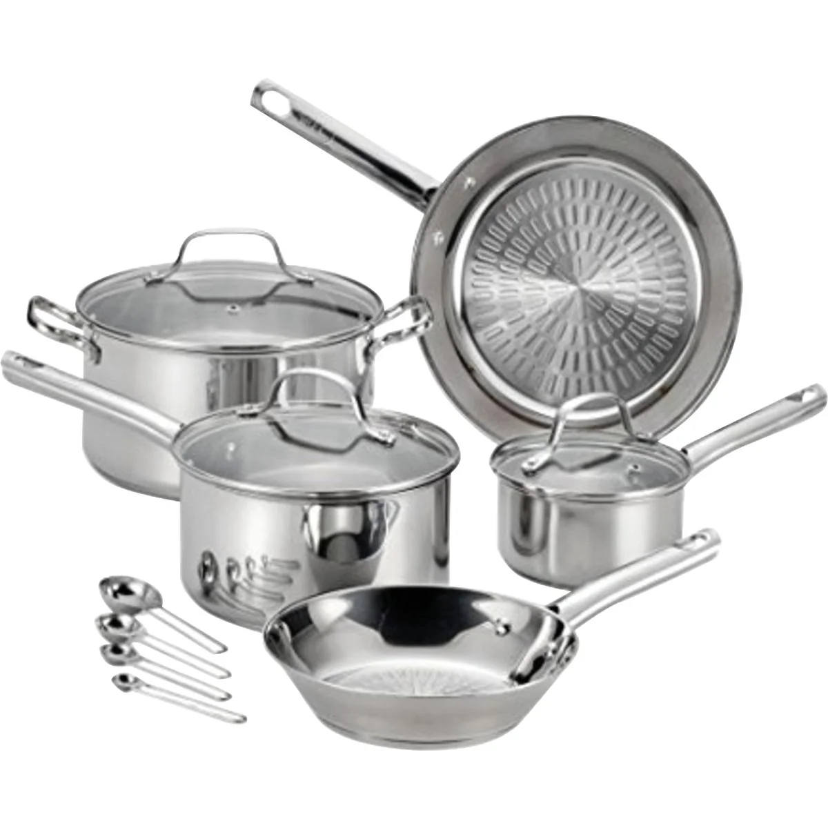 Optimized Performa Stainless Steel Cookware Set 12-Piece Unique