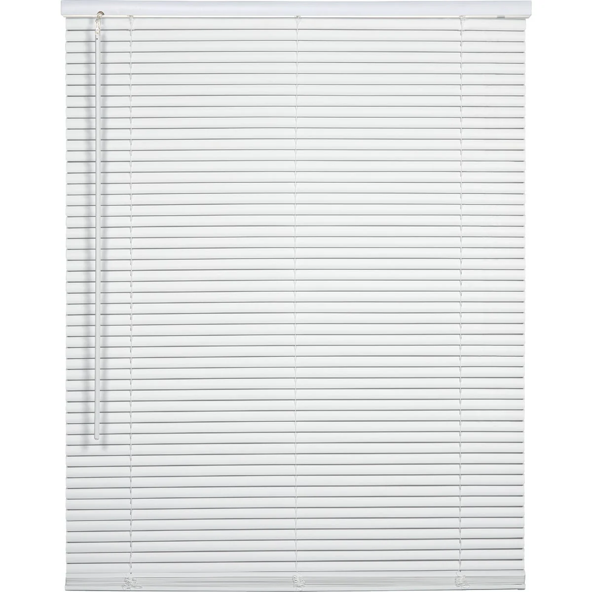 First-Class Home Impressions 23 In. x 42 In. x 1 In. White Vinyl Light Filtering Cordless Mini Blind Efficient