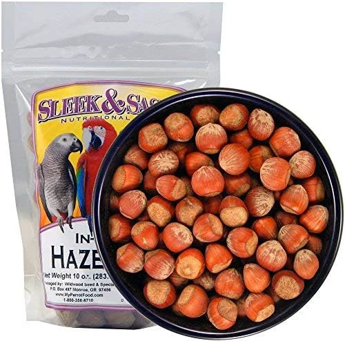 Secure SLEEK SASSY Whole Hazelnuts Filberts Parrot Treat 10 oz. Quality