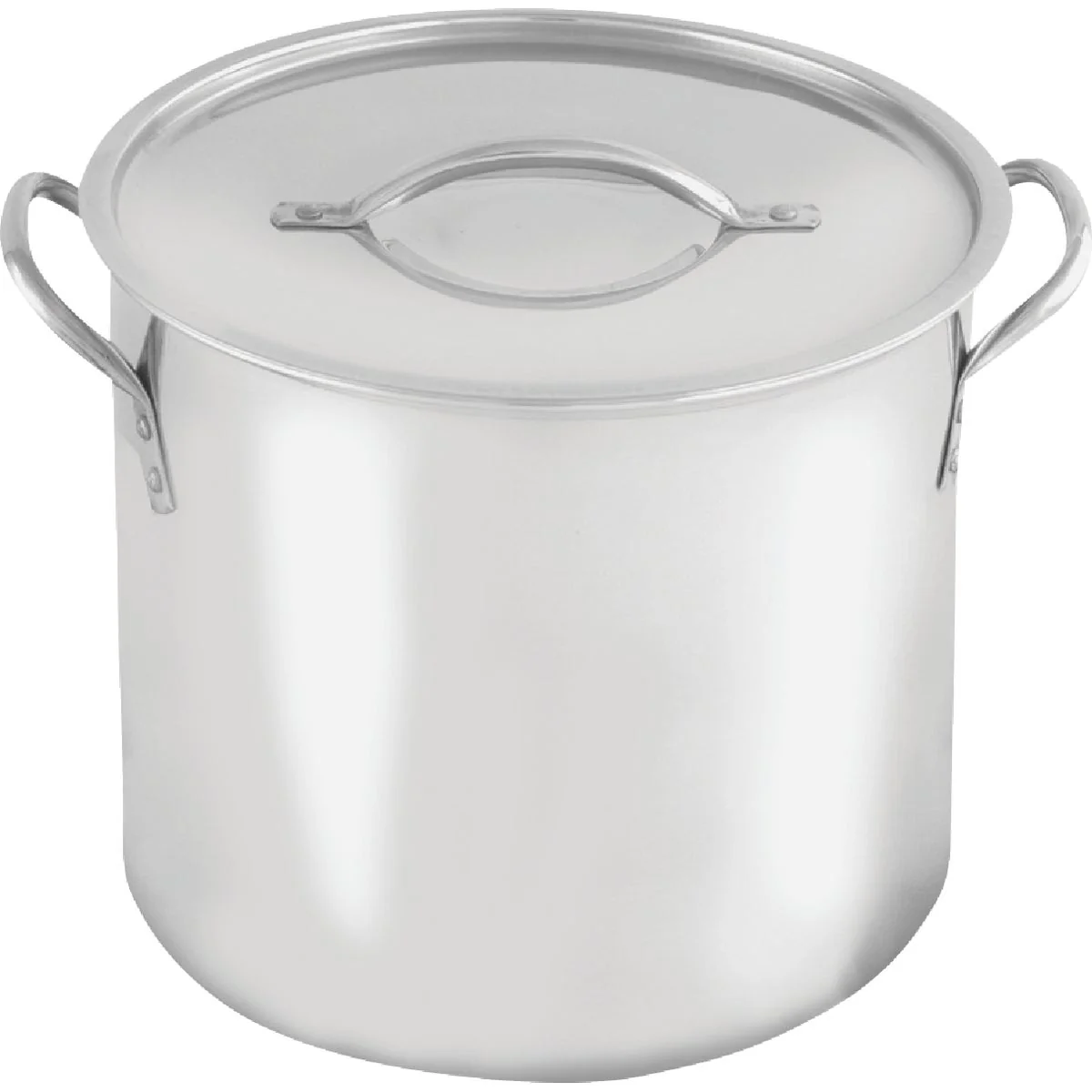 Efficient McSunley 8 Qt. Polished Stainless Steel Stockpot Easy-to-Use