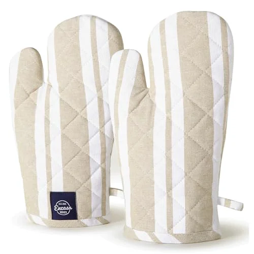 Responsible Oven Mitts Heat Resistant Kitchen Gloves 2 count Premium
