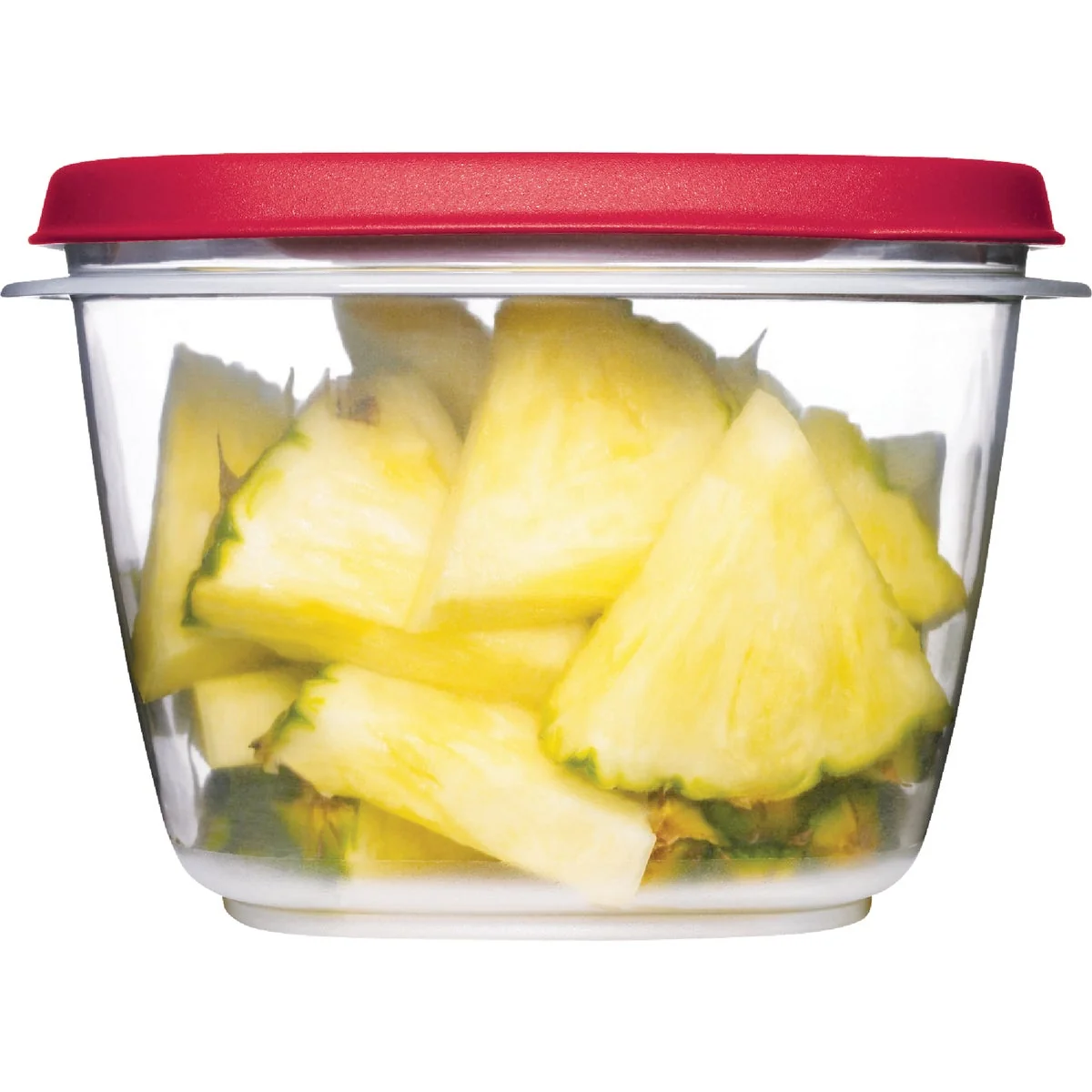 Solid Rubbermaid Easy Find Lids 7 C. Clear Round Food Storage Container Environmentally Friendly