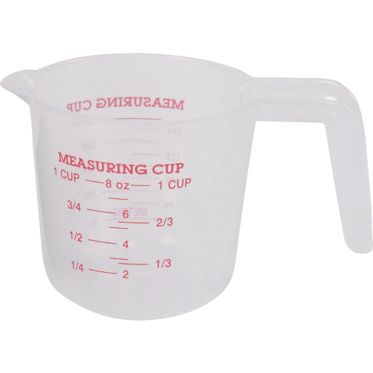 Reusable Norpro 1 Cup White Plastic Measuring Cup Flexible