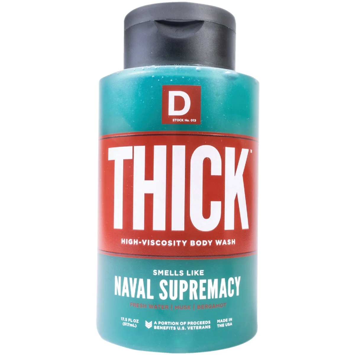 Relaxed Duke Cannon 17.5 Oz. Naval Supremacy Thick Liquid Shower Wash Authentic