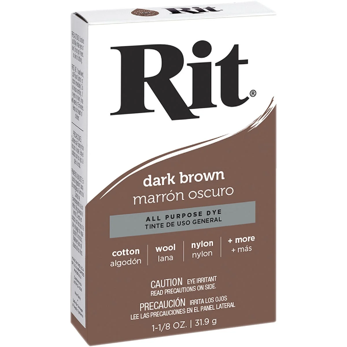 Official Rit Dark Brown 1-1 8 Oz. Powder Dye Fashionable
