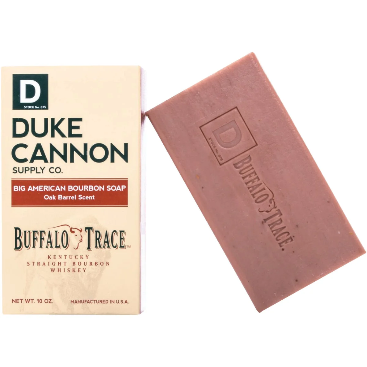 Proven Duke Cannon 10 Oz. Big American Bourbon Oak Barrel Bar Soap Fine Crafted
