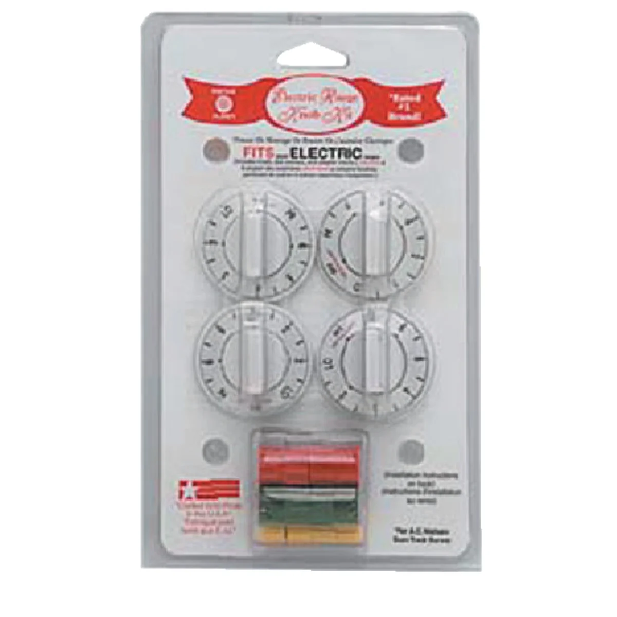 High-Performance Range Kleen White Electric Range Knob Kit 4 Piece Official