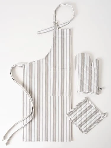 Fast 1 Oven Mitt 1 PotHolder 1 Kitchen Apron Set Refined
