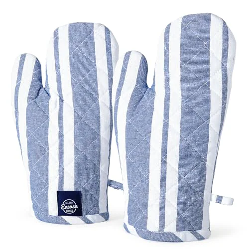 Top-Quality Oven Mitts Heat Resistant Kitchen Gloves 2 Count User-Friendly
