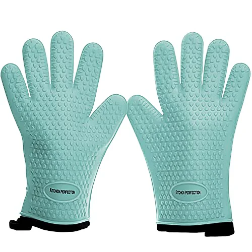 Elegant Silicone Smoker BBQ Gloves 2 Count Responsible