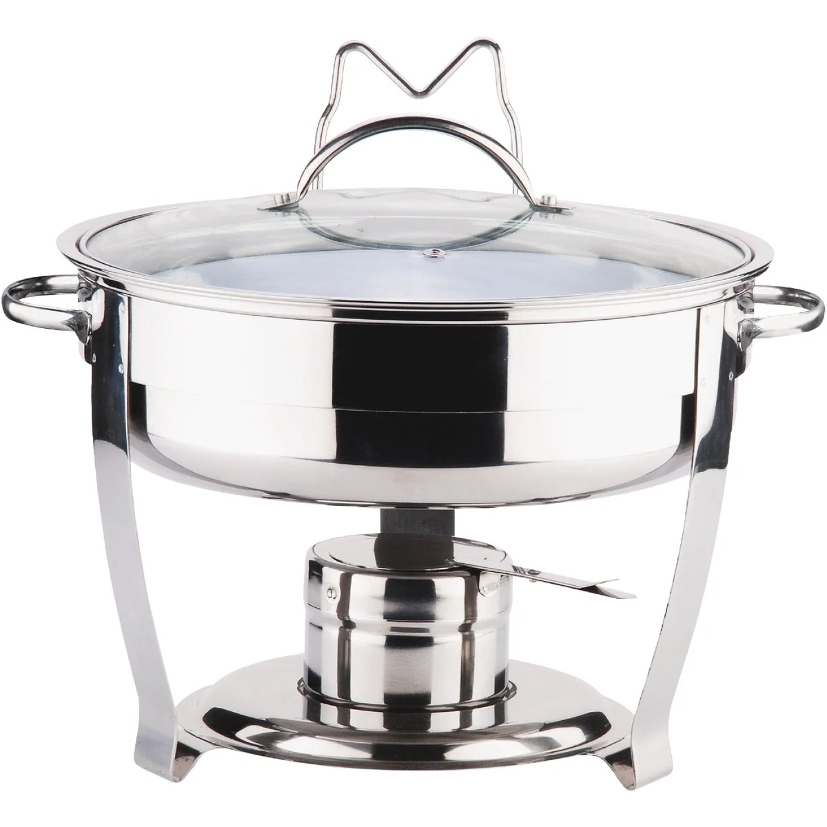 High-End Culinary Edge 4 Qt. Stainless Steel Chafing Dish Easy-to-Use