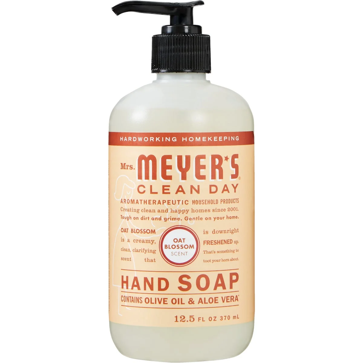 High-Quality Mrs. Meyer's 12.5 Oz. Clean Day Oat Blossom Hand Soap Organic