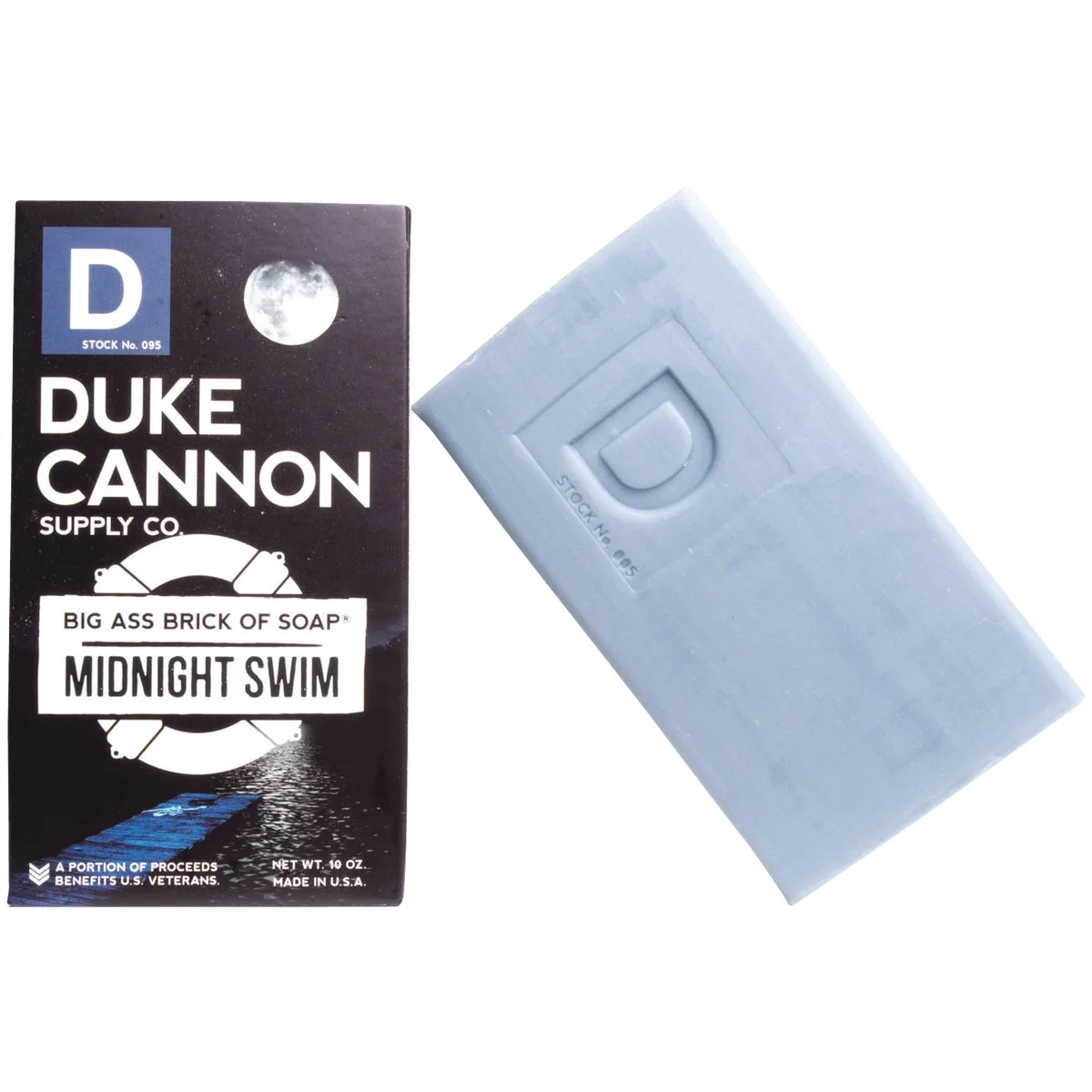 Responsible Duke Cannon 10 Oz. Midnight Swim Big Ass Brick of Soap Trendy