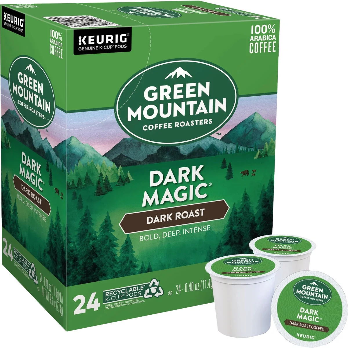 Long-Lasting Keurig Green Mountain Roasters Dark K-Cup 24-Pack Safe