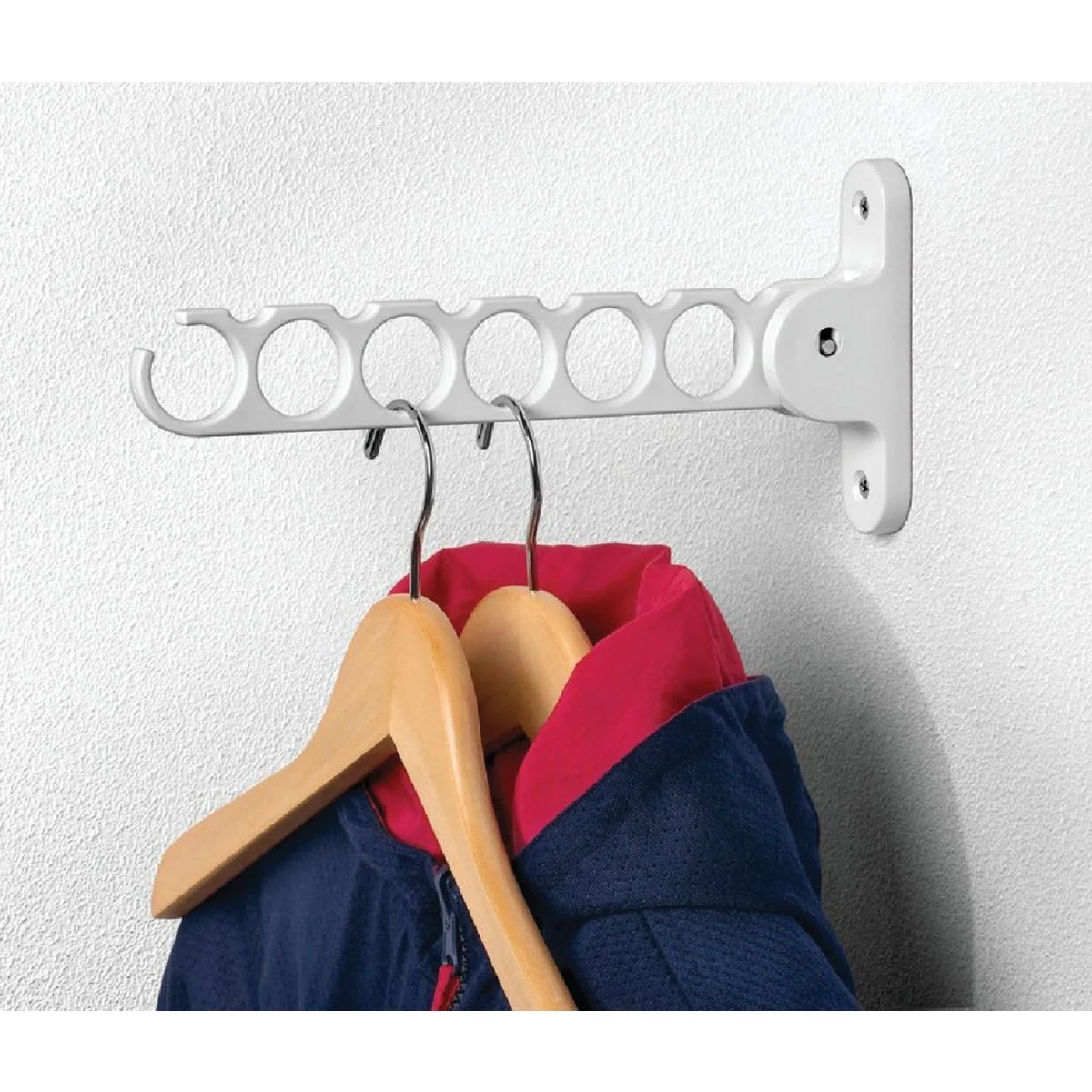 Outstanding Spectrum White Wall Mount Hanger Holder Convenient