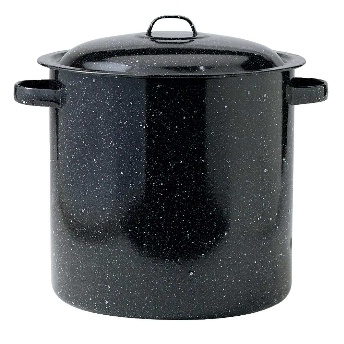 Outstanding GraniteWare 15.5 Qt. Black Stockpot Practical