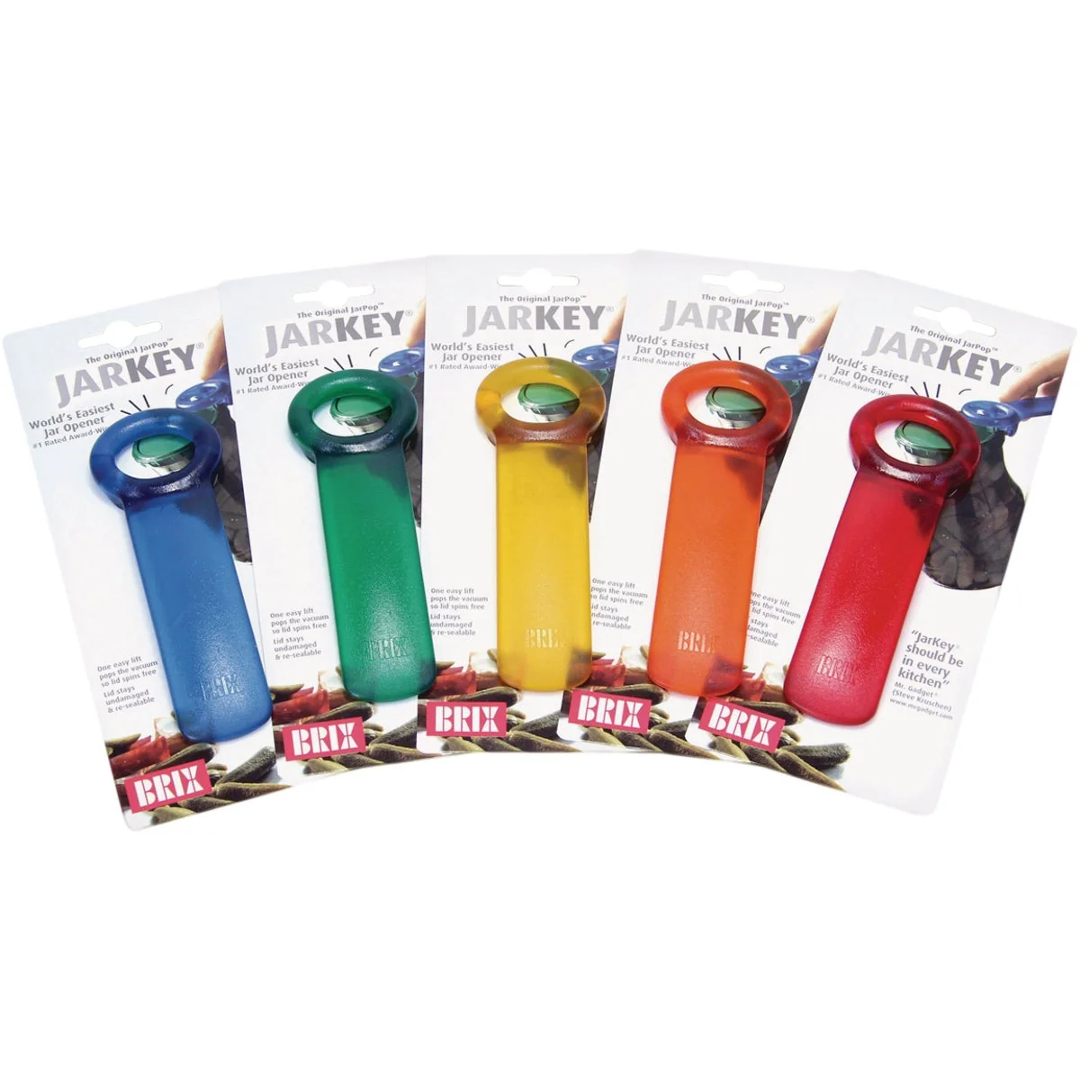 Environmentally Friendly JarKey JarPop Vacuum Breaker Lid Turner and Jar Opener Verified