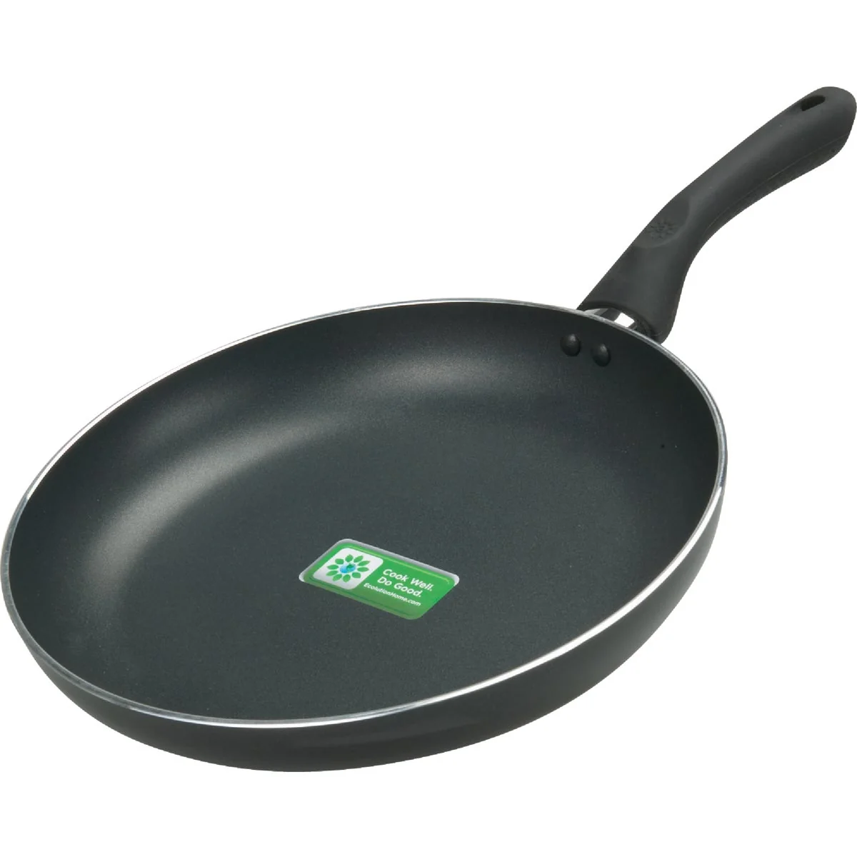 Modern Ecolution Artistry 11 In. Black Aluminum Non-Stick Fry Pan Healthy