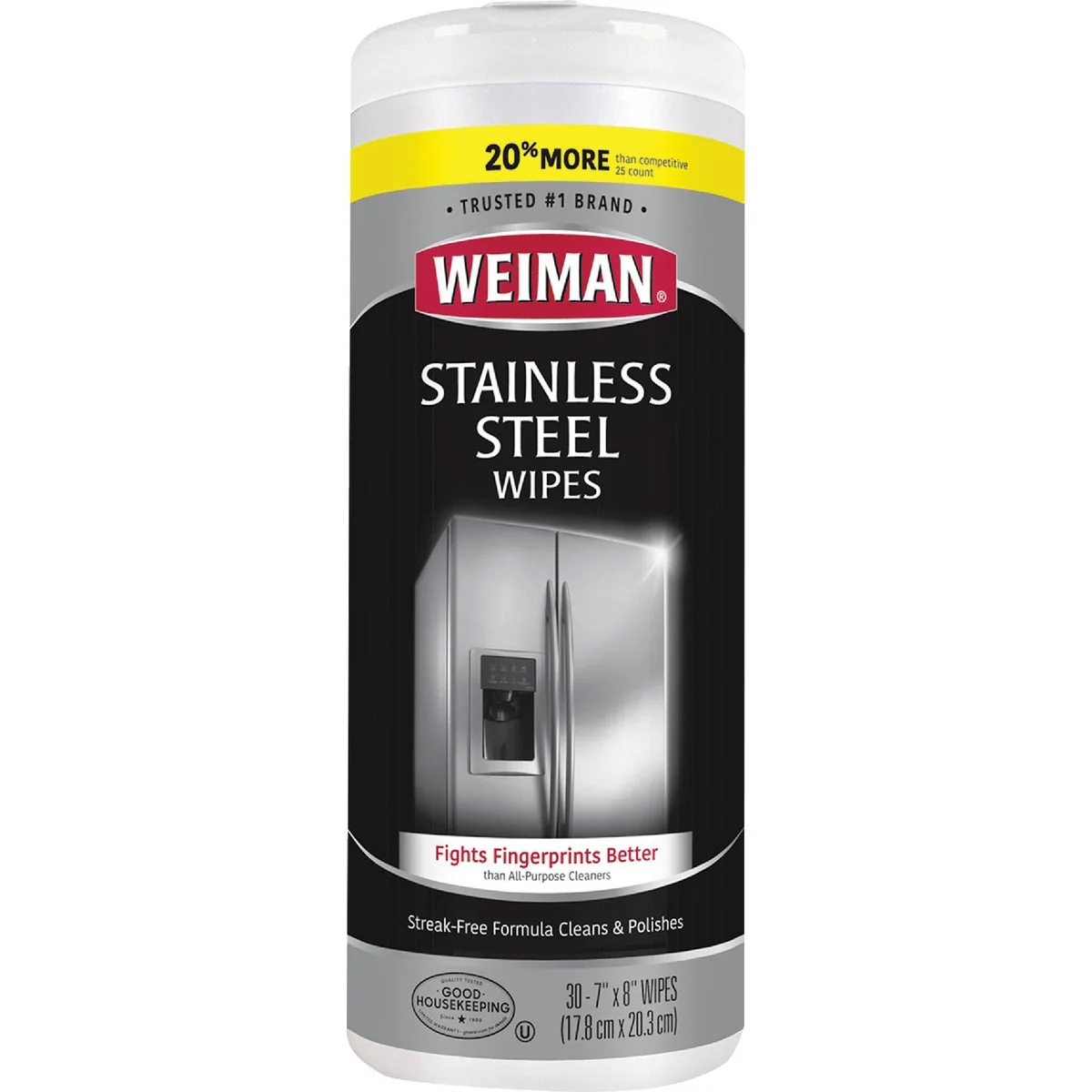 Fashionable Weiman Stainless Steel Wipes 30-Ct Pure