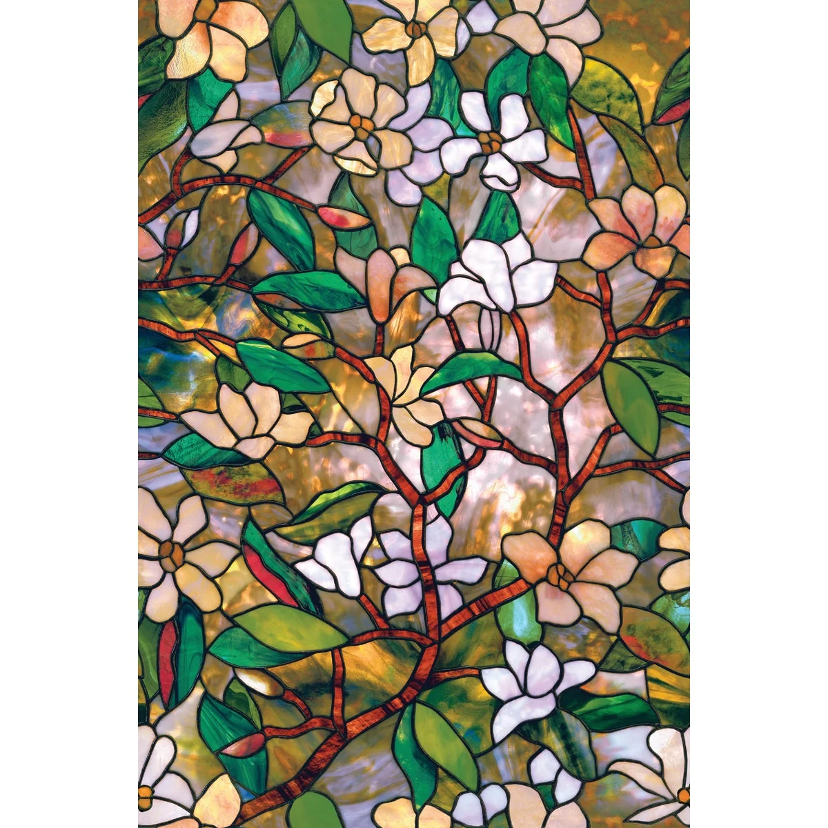 Minimalist Artscape Magnolia 24 In. x 36 In. Window Film Casual