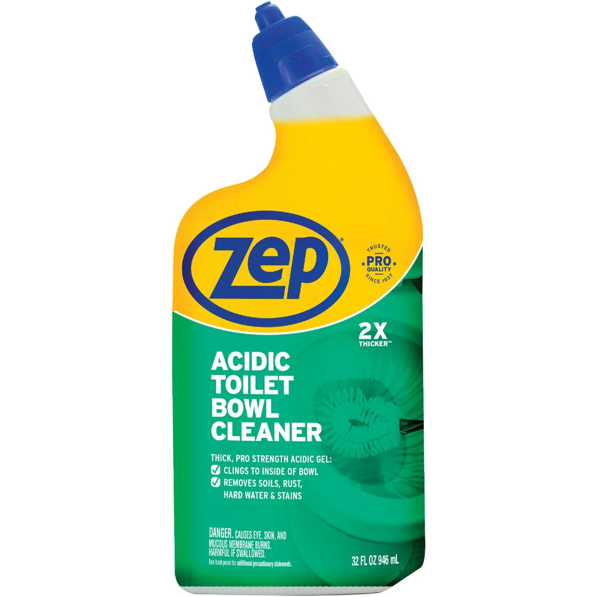 Healthy Zep 32 Oz. Acidic Gel Toilet Bowl Cleaner Environmentally Friendly